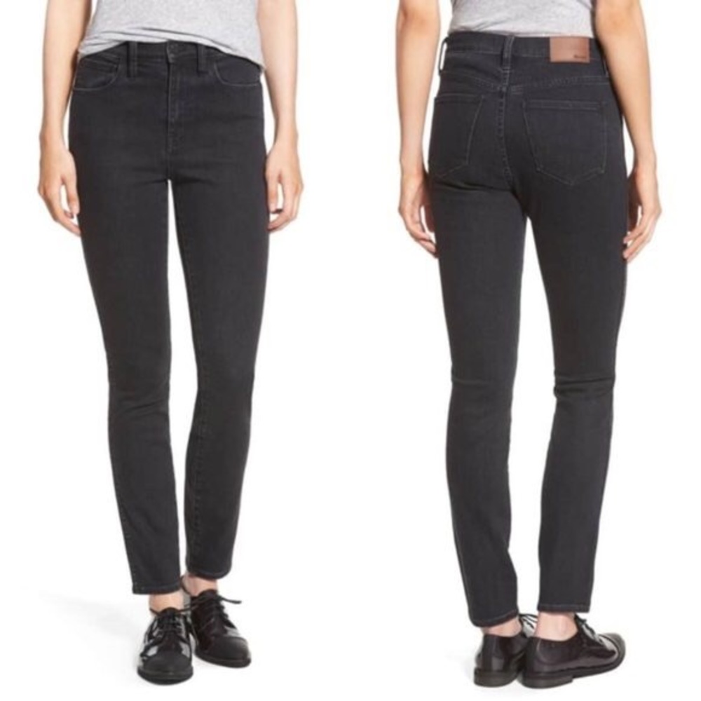 Madewell High Rise Black Jeans